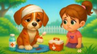 Caring for a Rescued Puppy: A Gentle Bonding Game