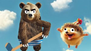 Forest Bear Hockey Puzzle