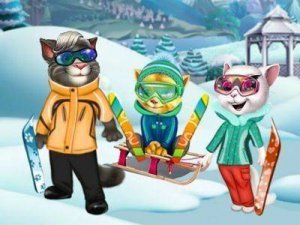 Cozy Cat Winter Puzzle