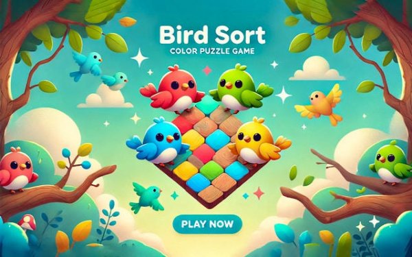 Feathered Friends Sorting Puzzle