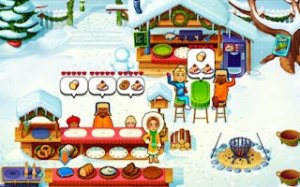 Snowy Holiday Bistro Runner