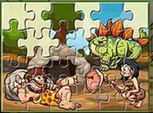 Prehistoric Picture Assembly Puzzle