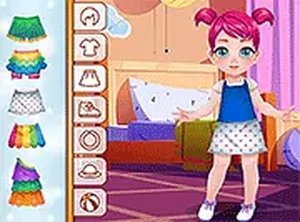Colorful Toddler Dress-Up Adventure